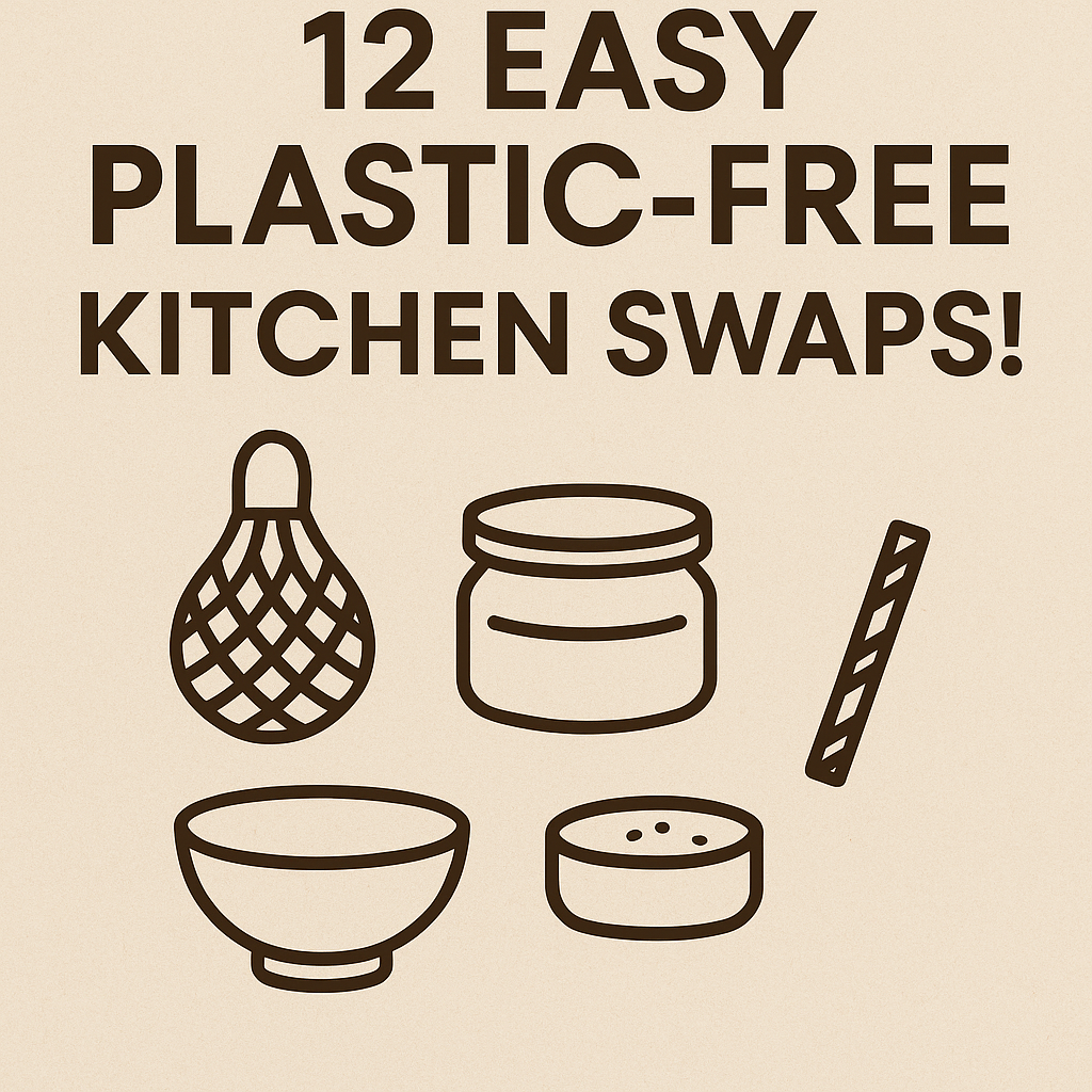 12 Easy Plastic-free Kitchen Swaps!