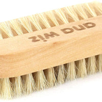 Wooden Nail Brush with Natural Bristles – Double-Sided Lotus Wood Design