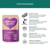 B Complex Vitamin – Vegan Supplement – 30 Capsules