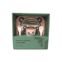Elephant Bamboo Kids Dinner Set – 5 Piece Eco-Friendly Tableware