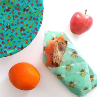 Beeswax Food Wraps Classic Set of 2 Large | Beetastic Design