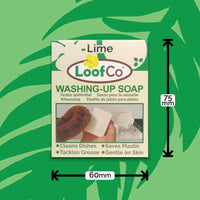 LoofCo Washing-Up Soap Bar 100g – Palm Oil Free Lime