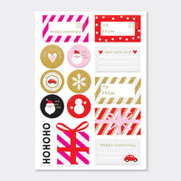 Christmas Gift Labels – Pack of 4 Sheets by Rachel Ellen Designs