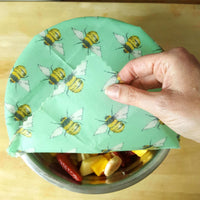 Beeswax Food Wraps Classic Set of 3 | Wings Design