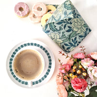 British Beeswax 100% Cotton Food Wraps Set of 3 | William Morris Hammersmith