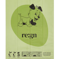 Re:gn Extra Thick & Strong Compostable Dog Poop Bags – 120 Bags per Pack - Buy One Get One Half Price!