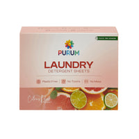 Purum Eco Laundry Mega Bundle – 320 Laundry Sheets + 1.375kg Scent Boosters