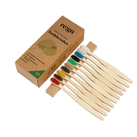 Bamboo Toothbrushes 10 Pack - Adult