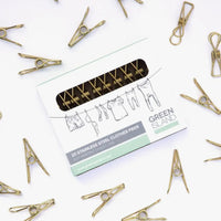 Stainless Steel Clothes Pegs Gold x 20 - REGN