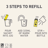 Eco Washing Up Liquid Starter Pack (bottle + 1 sachet)