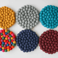 Wool Felt Hand Made Coaster