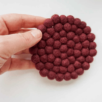 Wool Felt Hand Made Coaster