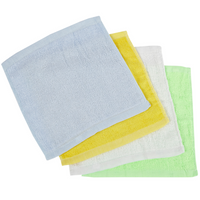 Bamboo Organic Soft Flannel, High Absorbency Face Cloth - Choice Of Colours - Buy One Get One Half Price