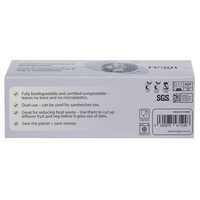 6 Litre Certified Compostable Food & Freezer Bags (25 Bags) - Buy One Get One Half Price!