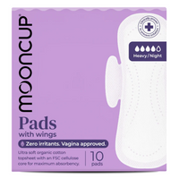 Pads with Wings | Heavy/Night (10 pack) | Plastic-free