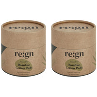 Re:gn Organic Reusable Cotton Makeup Remover Pads With Bag - Eco Cotton Washable Pads, Pack of 16