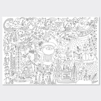 Giant Christmas Colouring Poster – Festive Activity for Kids
