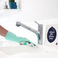 Fair Trade Rubber Gloves | 1 Pair Plastic-Free Compostable Cleaning Gloves