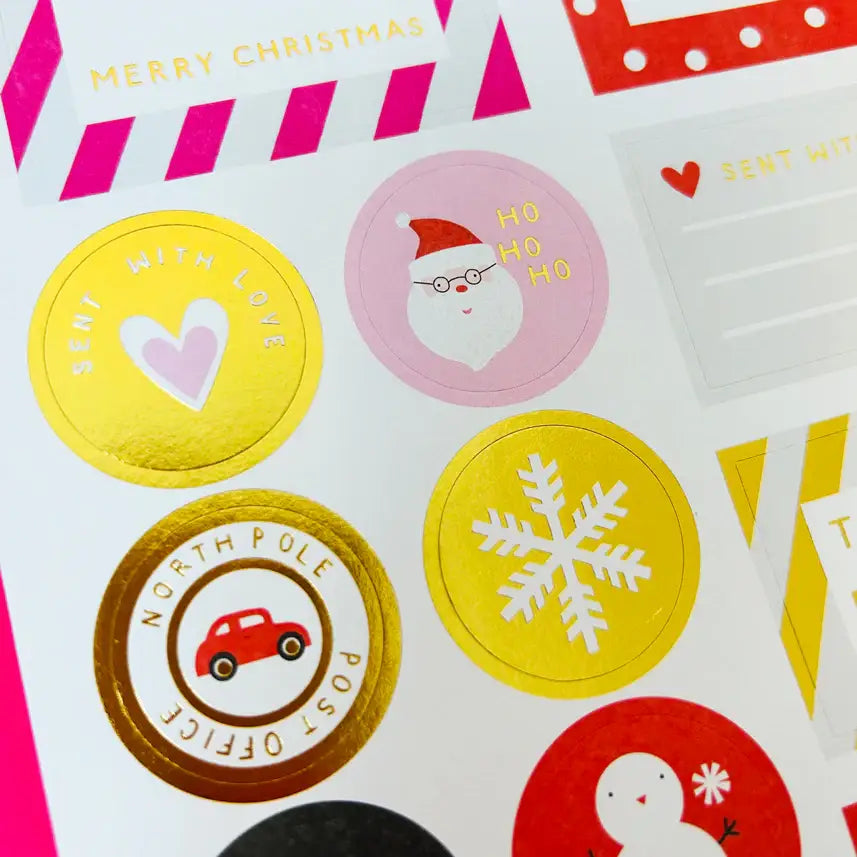Christmas Gift Labels – Pack of 4 Sheets by Rachel Ellen Designs