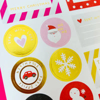 Christmas Gift Labels – Pack of 4 Sheets by Rachel Ellen Designs