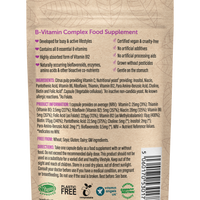 B Complex Vitamin – Vegan Supplement – 30 Capsules