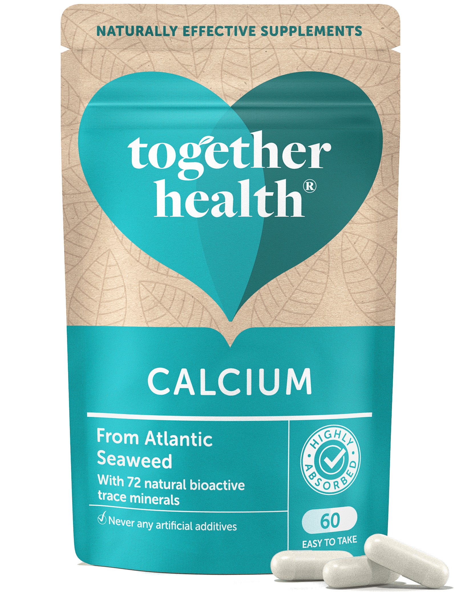 Calcium – Vegan Calcium Supplement – 60 Capsules - REGN