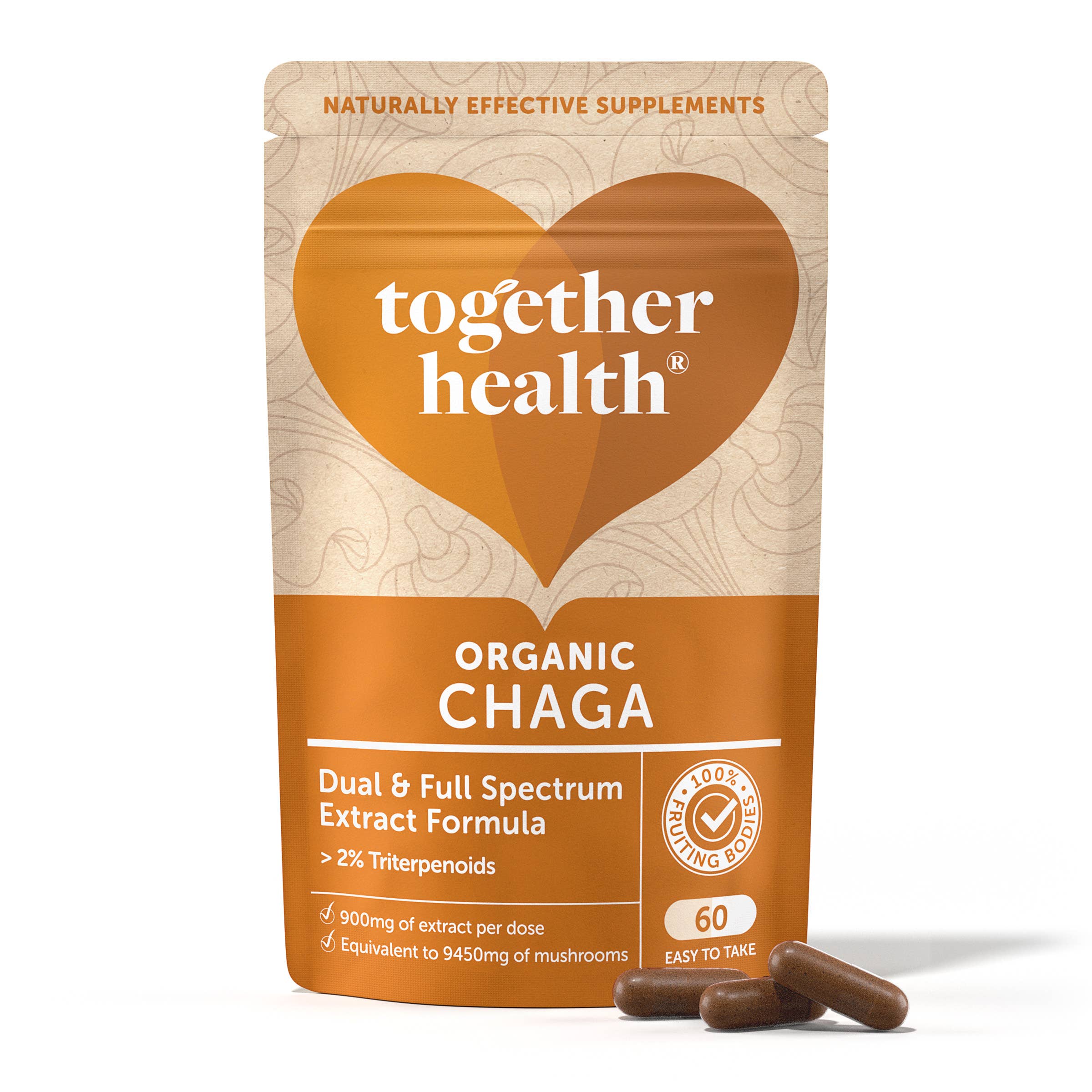 Chaga Mushroom 9450mg - High Strength – 60 Capsules - REGN