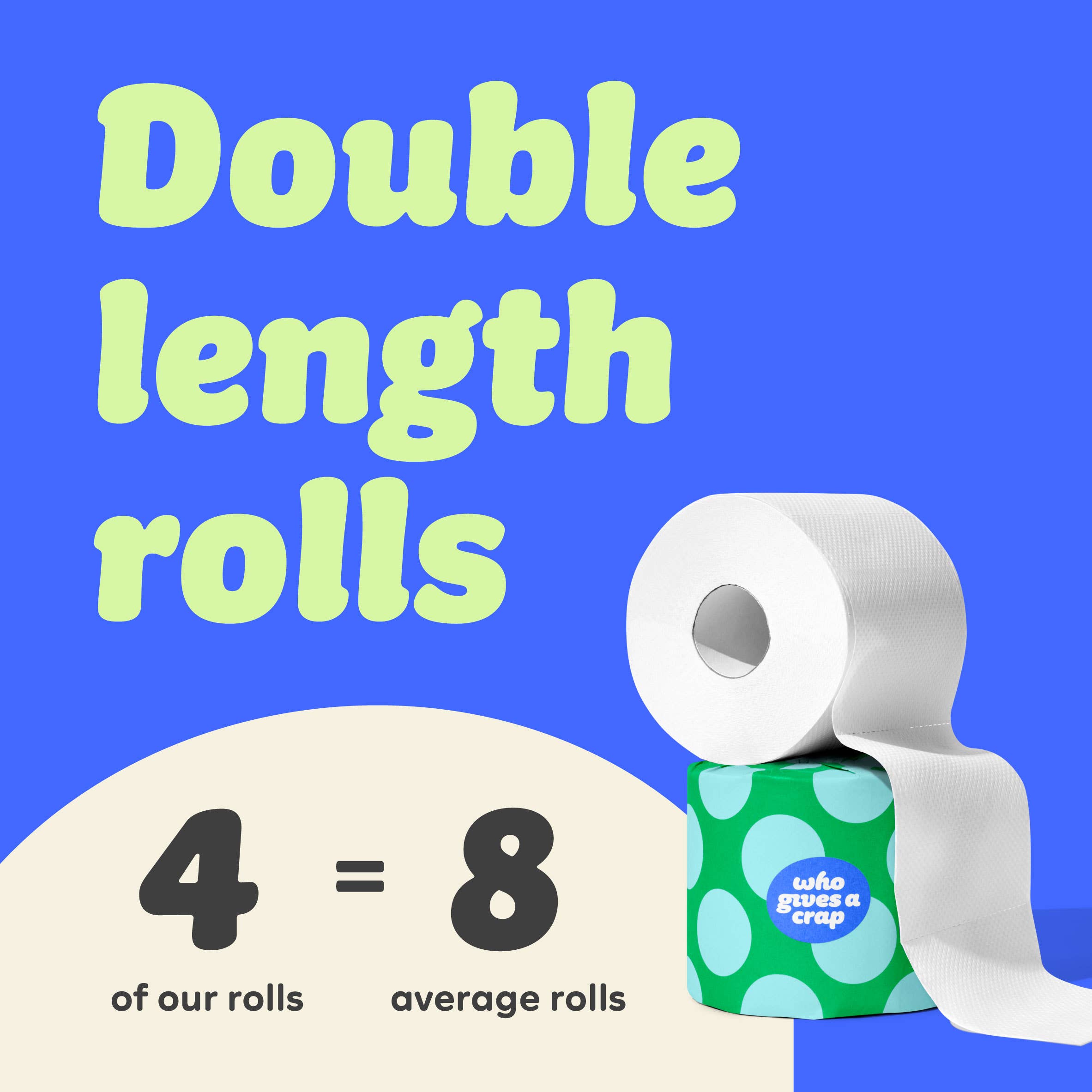 Classic Recycled Toilet Roll | Double Length 4 Pack - REGN