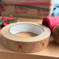 Colourful Festive Biodegradable Paper Tape 24mm x 50m - REGN