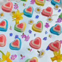 Luv Ya Sweet Bottle – Strawberry & Vanilla Gummy Hearts
