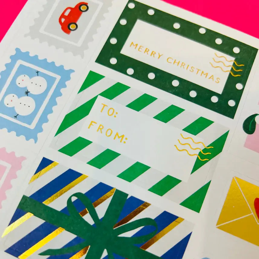 Christmas Gift Labels – Pack of 4 Sheets by Rachel Ellen Designs