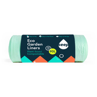 90L Compostable Garden Waste Bags – 10 Bags Per Roll, Plastic-Free