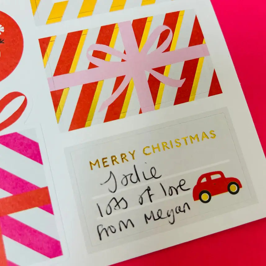 Christmas Gift Labels – Pack of 4 Sheets by Rachel Ellen Designs