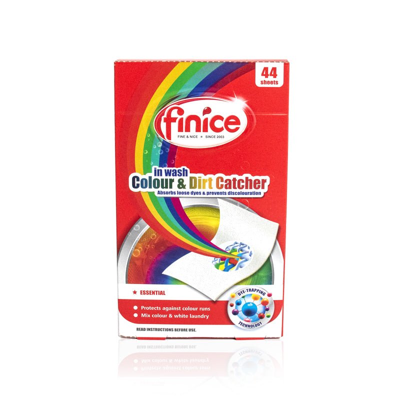Finice Colour Catcher Sheets – Anti - Dye, Colour Run Protection & Antibacterial (44 Pack) - REGN