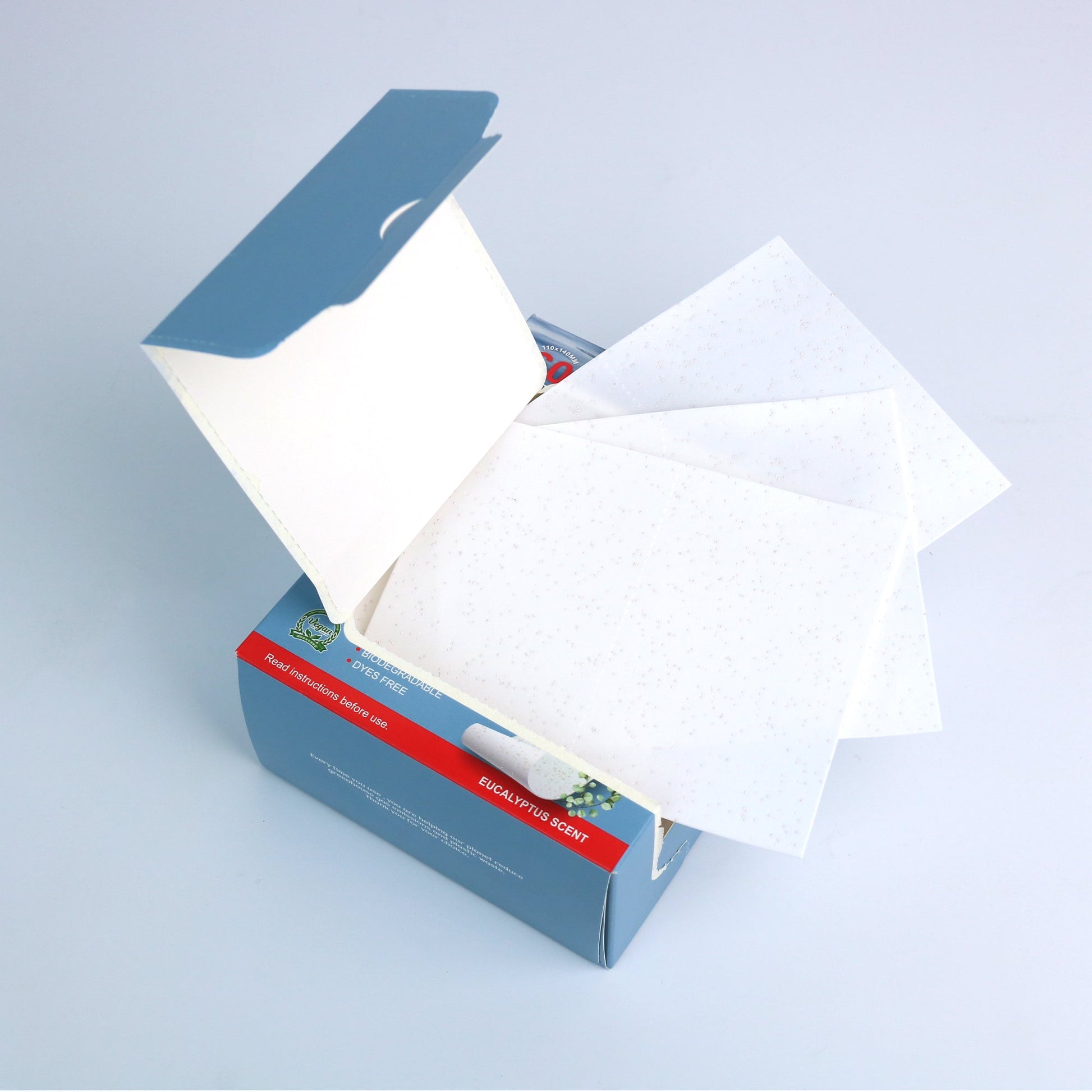 Finice Dishwashing Sheets – Enzyme Dishwasher Detergent, Eco - Friendly, Eucalyptus Scent, 60 Sheets - REGN