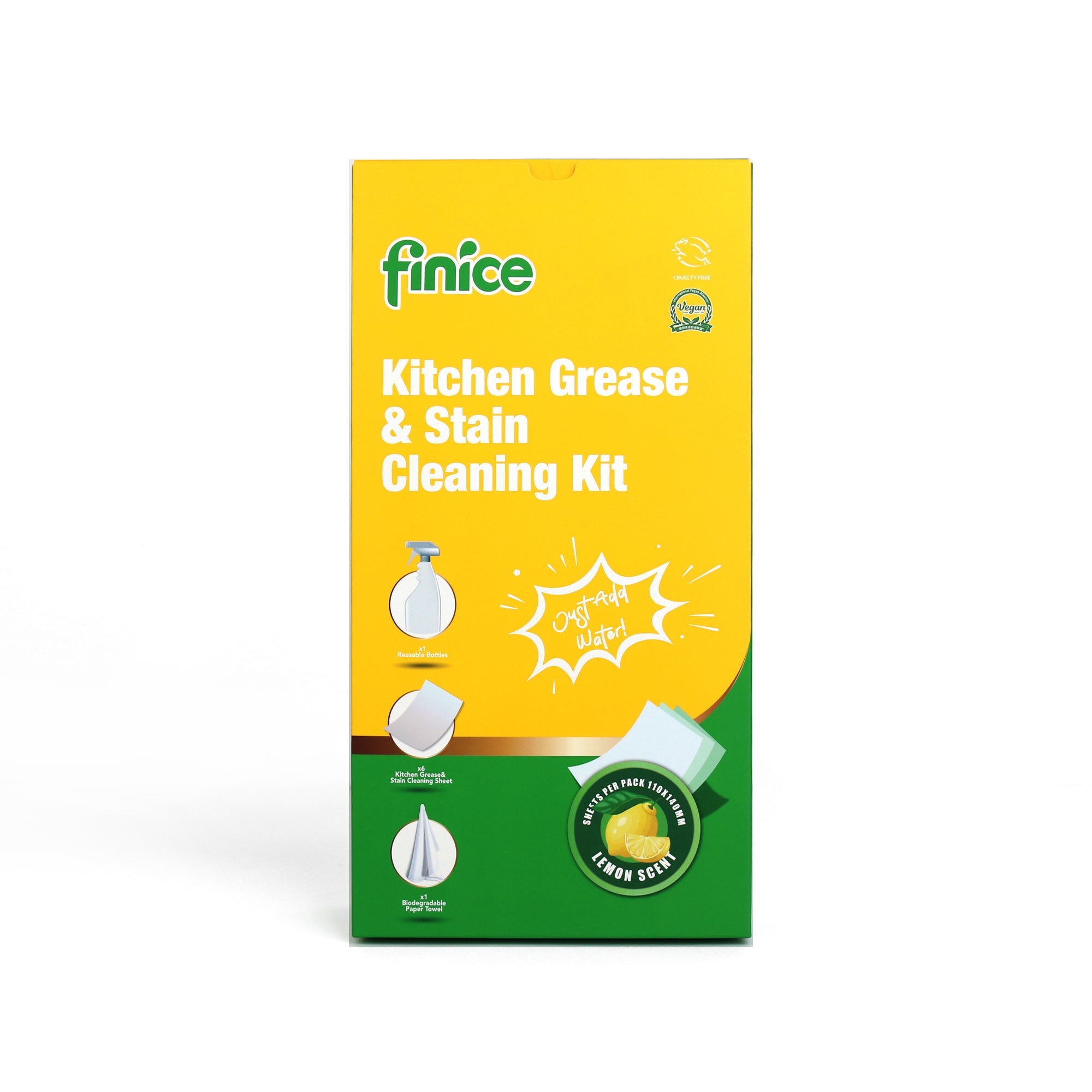 Finice Kitchen Grease & Stain Cleaning Kit - REGN