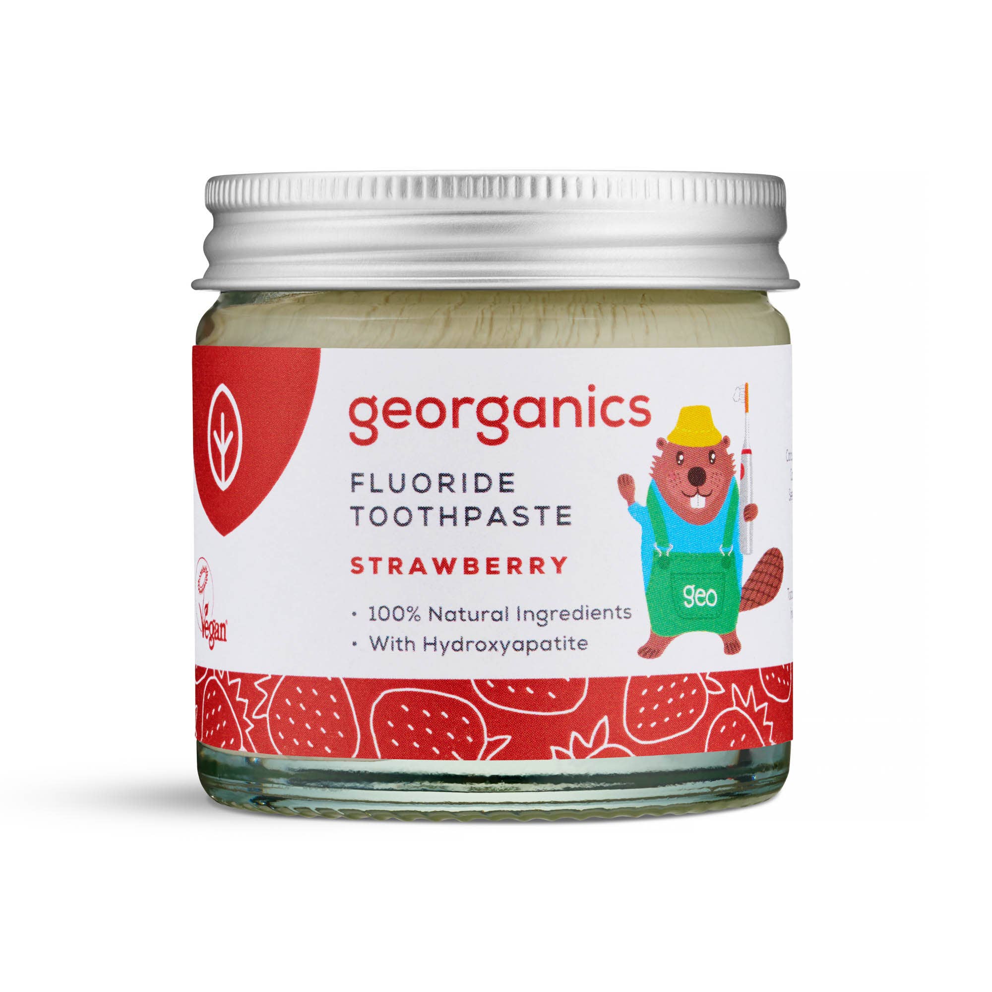 Geo Kids Fluoride Toothpaste - 100% Natural, Non - Foaming Formula - REGN