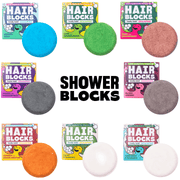 Hair Blocks Solid Shampoo 8 Pack Bundle - Plastic Free Vegan Shampoo Bars - REGN
