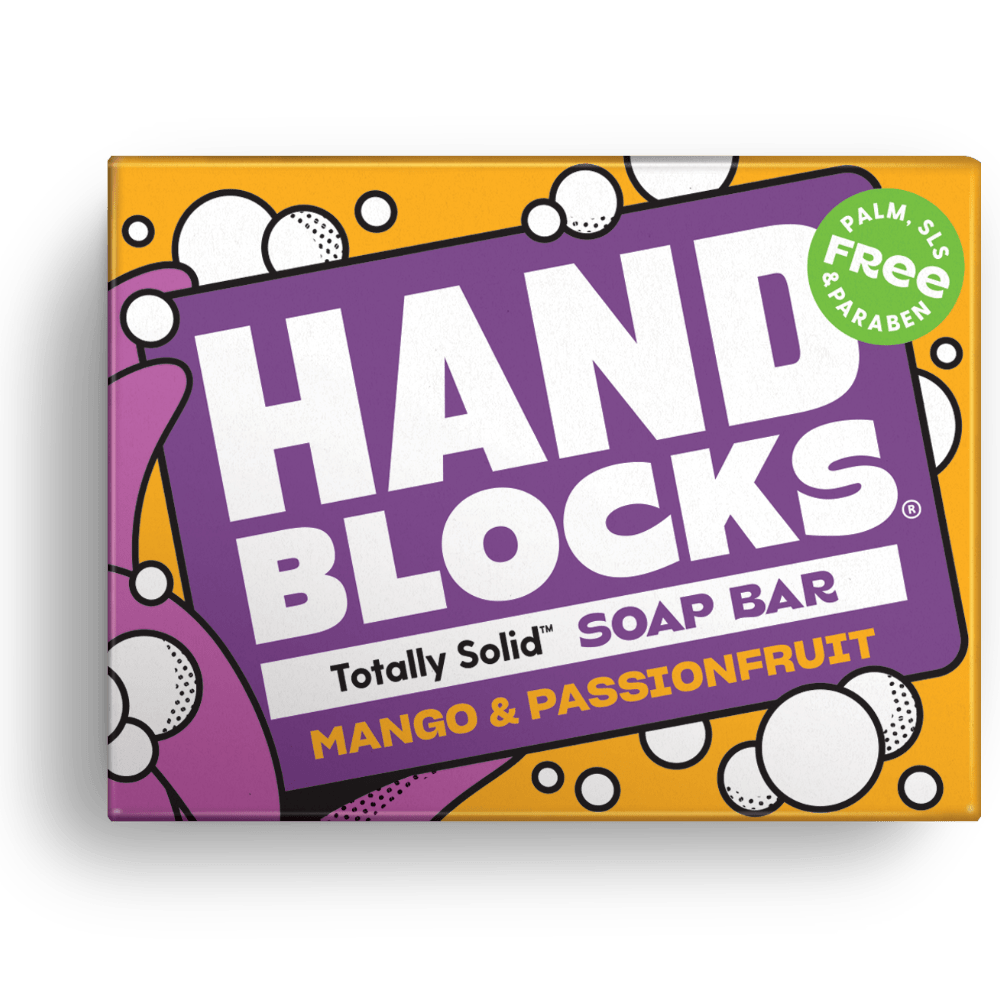 Hand Blocks Soap Mango & Passionfruit - Plastic Free Vegan Hand Soap Bars - REGN