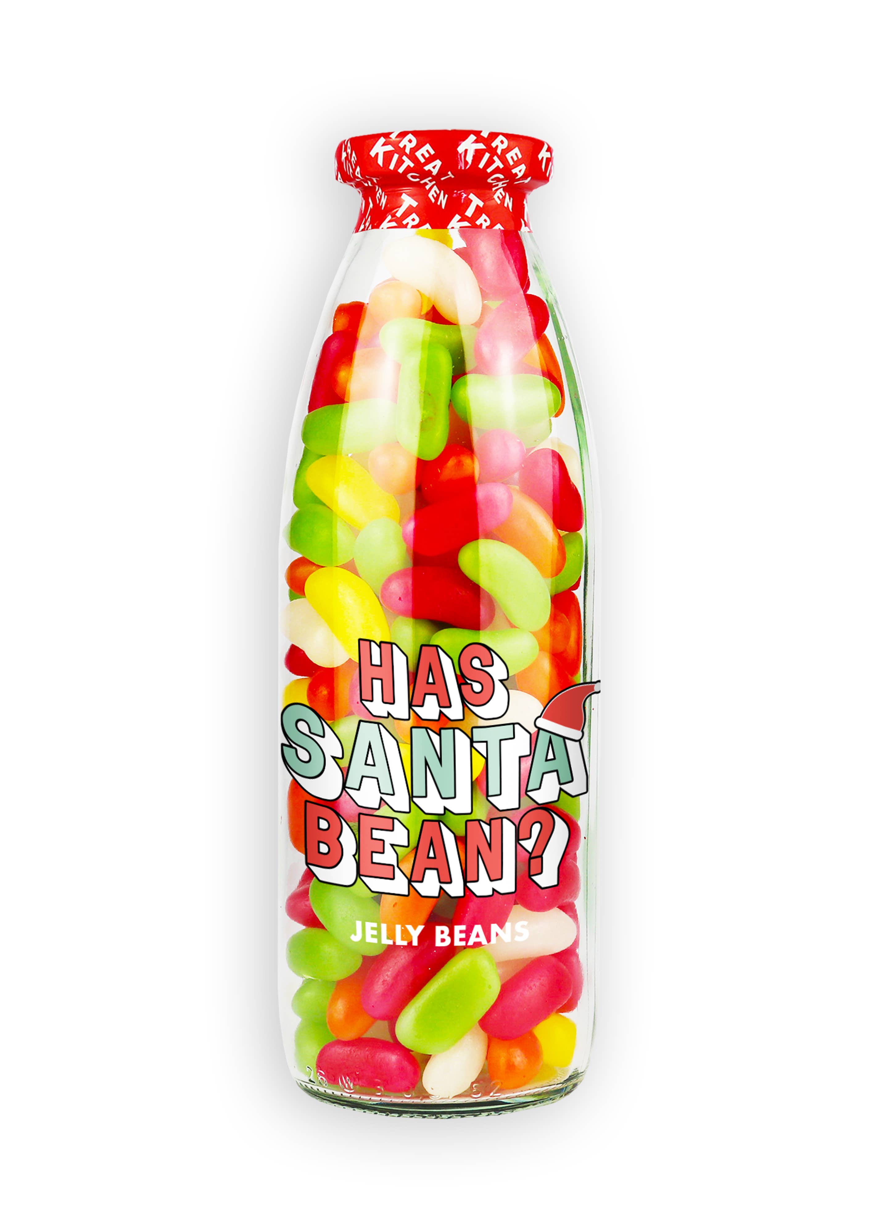 Has Santa Bean? Vegan Christmas Sweet Bottle – Jelly Beans 450g - REGN
