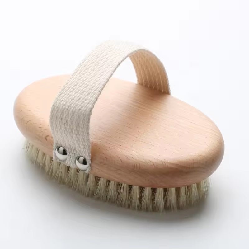 Natural Beechwood Body Exfoliating Brush, Eco Plastic Free Body Exfoliator - REGN