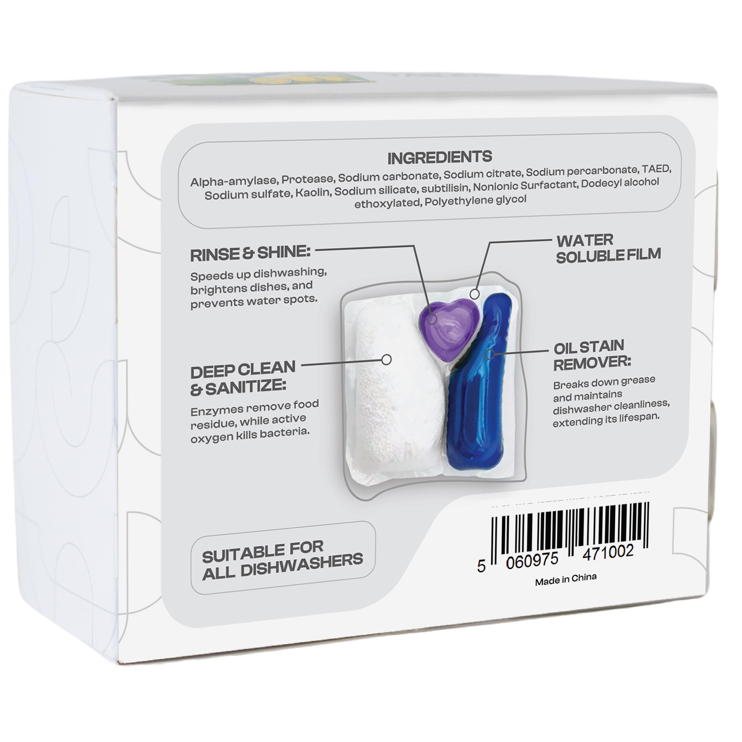 Purum Dishwasher Tablet – 1 - Year Supply (360 Tablets) | Plastic - Free & Eco - Friendly | Save 20% - REGN