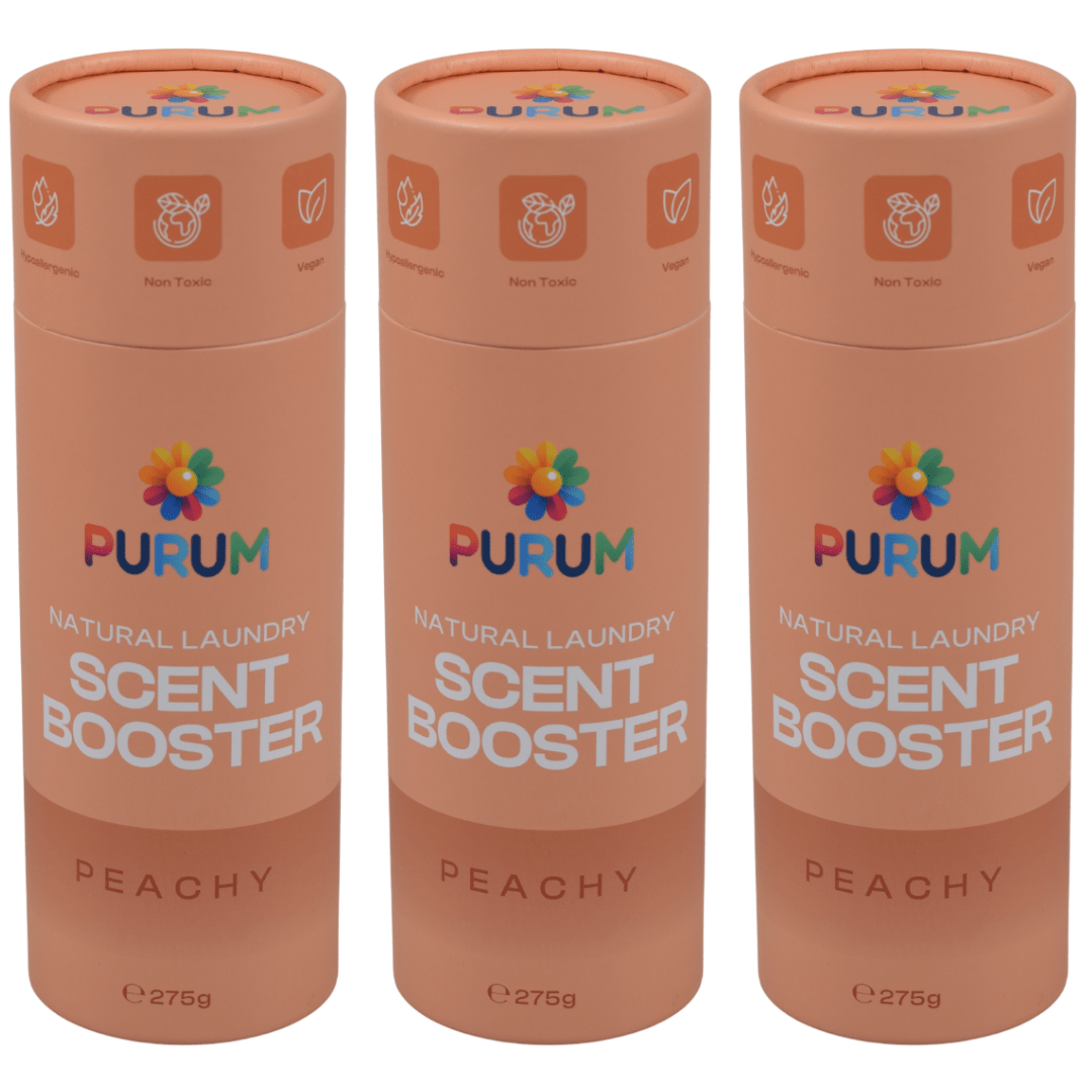 Purum Peachy Laundry Scent Boosters – 3 Pack Bundle - REGN