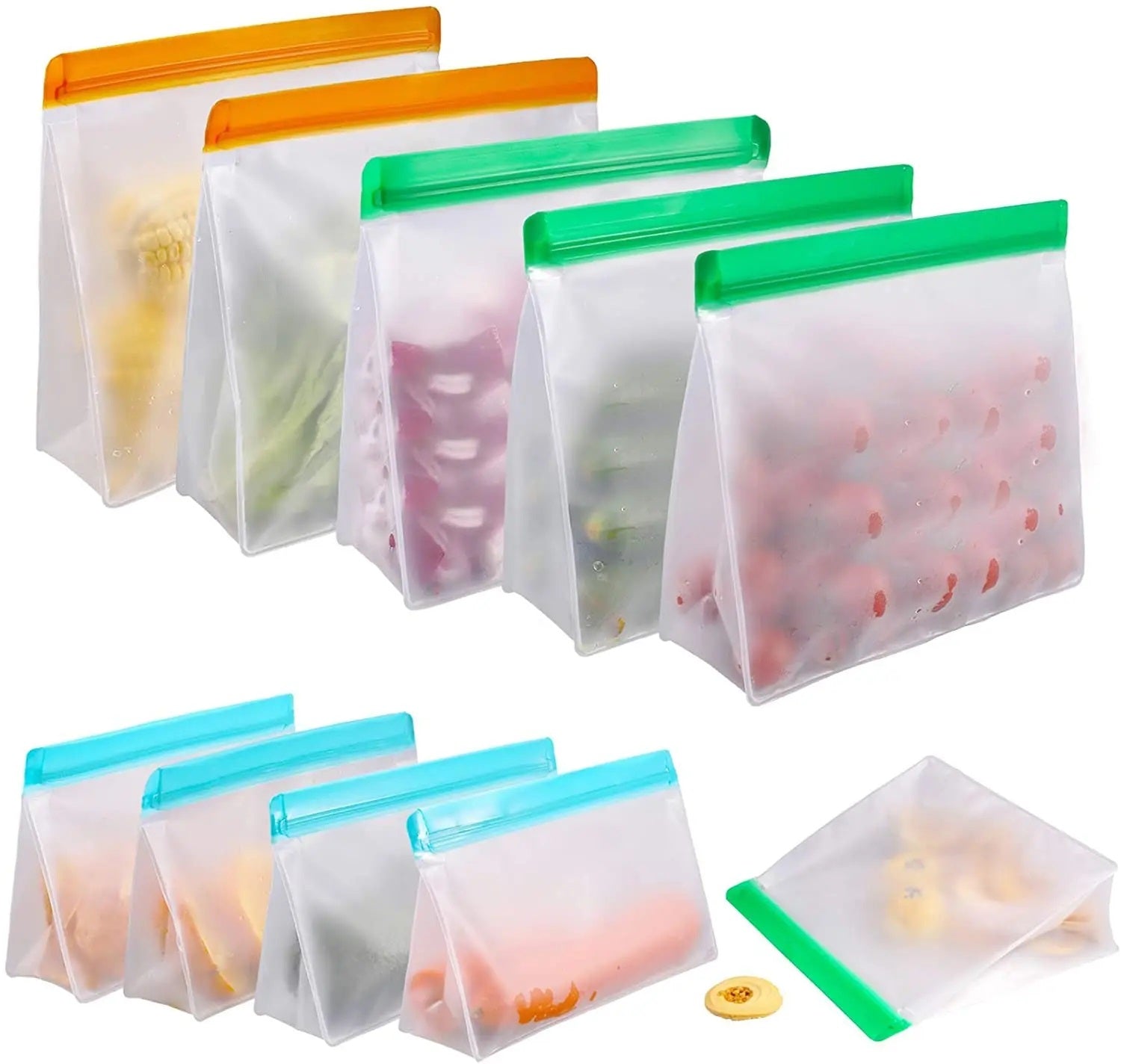 Reusable Food Storage Bags | Suitable for Fridge and Freezer | 3 Pack - REGN
