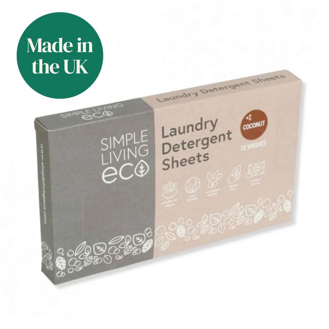 Simple Living Eco Laundry Detergent Sheets | Plastic Free | Made in the UK | 96 Washes - REGN