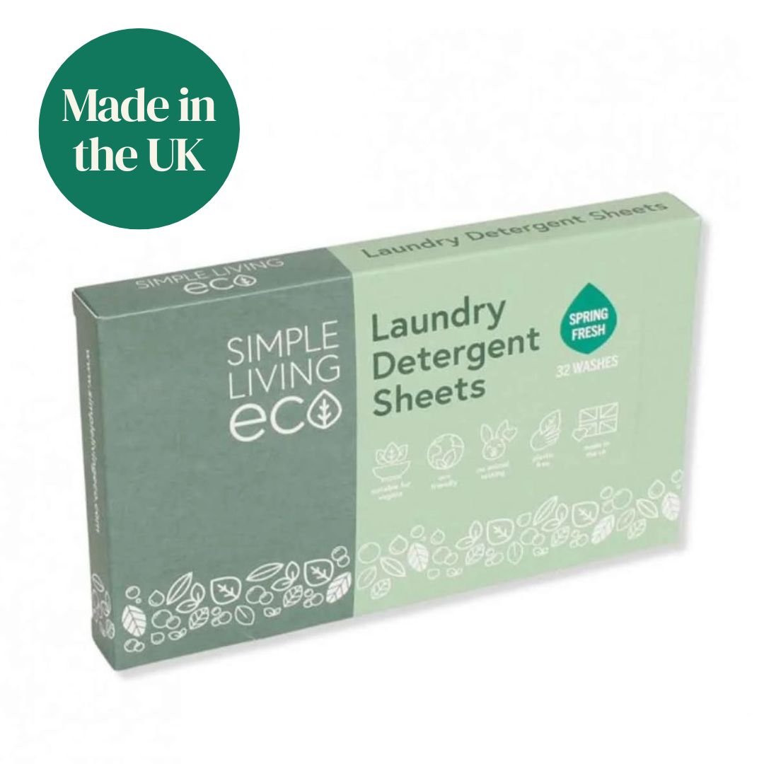 Simple Living Eco Laundry Detergent Sheets | Plastic Free | Made in the UK | 96 Washes - REGN