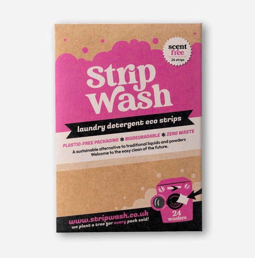 StripWash Laundry Detergent Sheets - Plastic Free Eco No Mess Laundry Sheets, 24 Pack - REGN