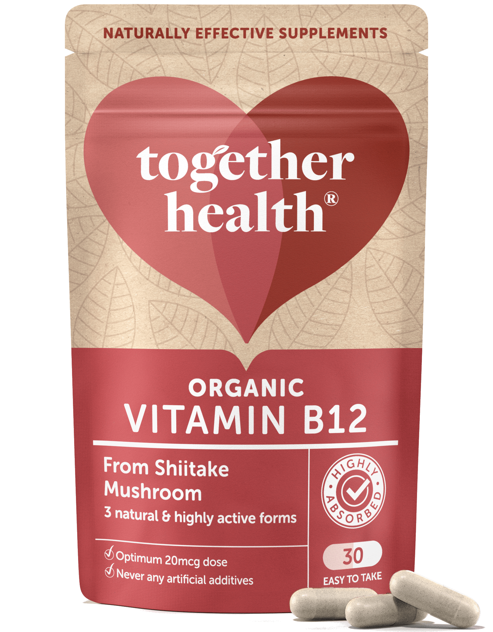 Vitamin B12 – Organic – 30 Capsules - REGN