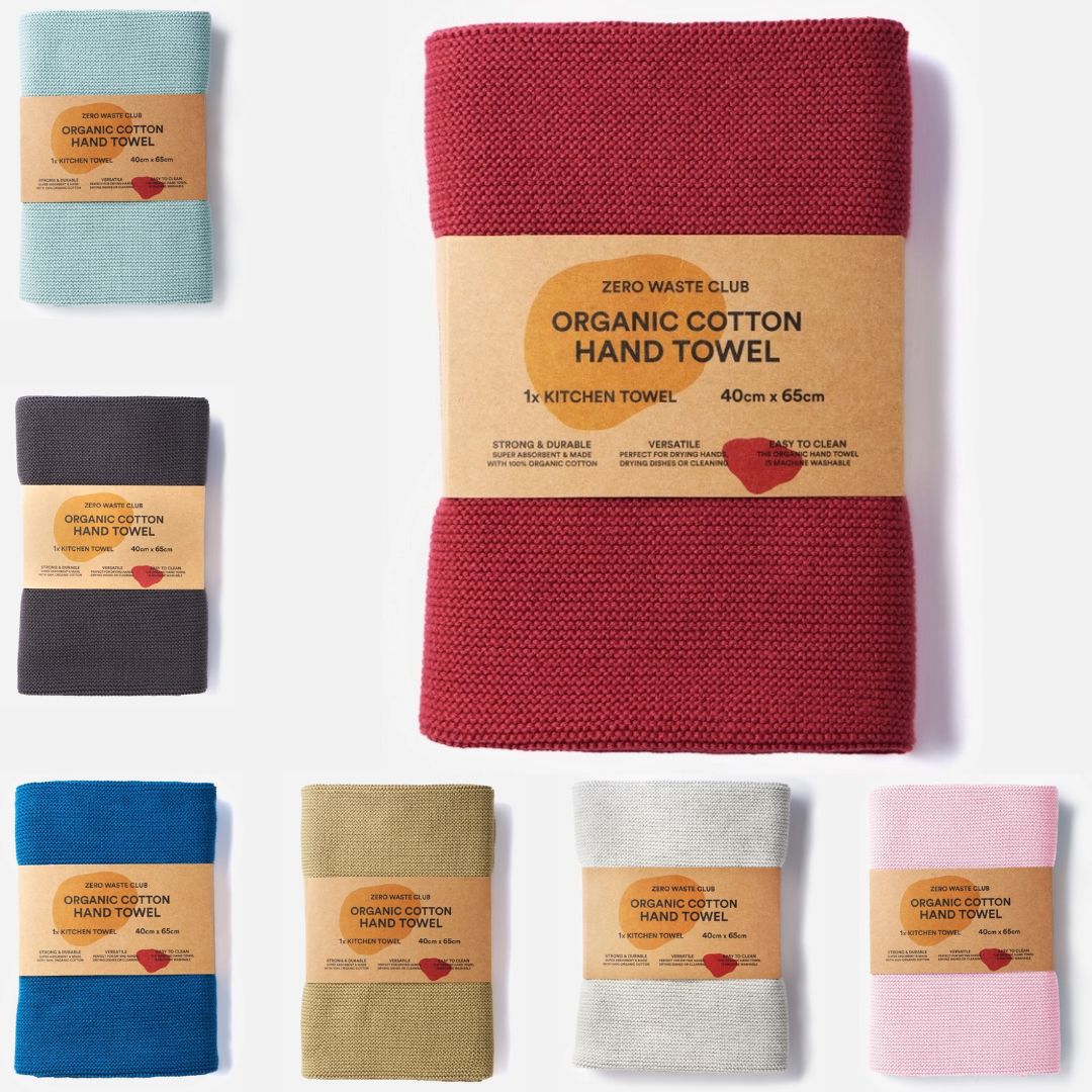 Zero Waste Club Organic Cotton Hand Towels - REGN