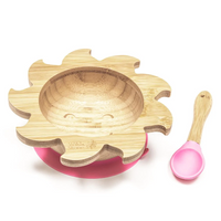 Baby sunshine suction bowl in pink